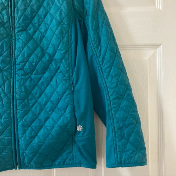 T BY TALBOTS   Carriage Green Jacket Zip Size X - Picture 3 of 16